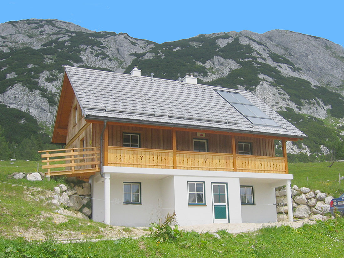 Gindlhütte im Sommer